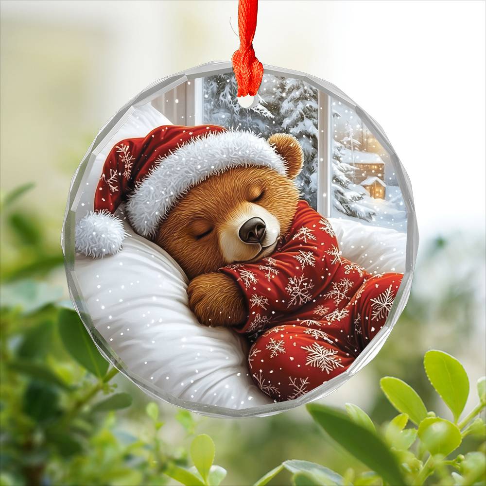 Grizzly Bear Sleeping In Bed Design 1