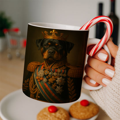 Custom Photo Dog King Crown Royal Mug _ Gift For Dog Lovers