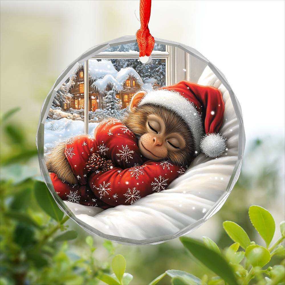 Monkey Sleeping In Bed Design 2