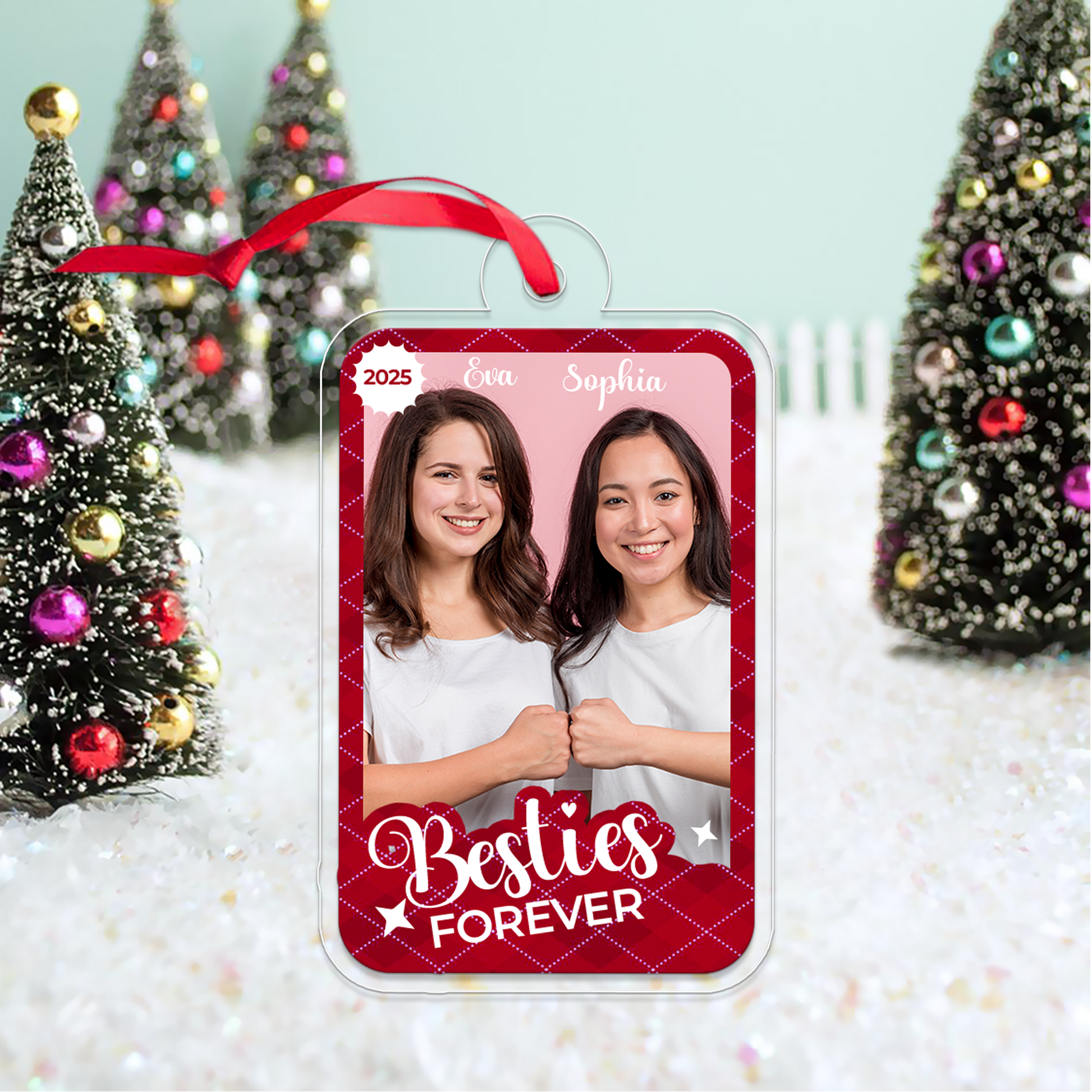 Custom Photo Besties Xmas
