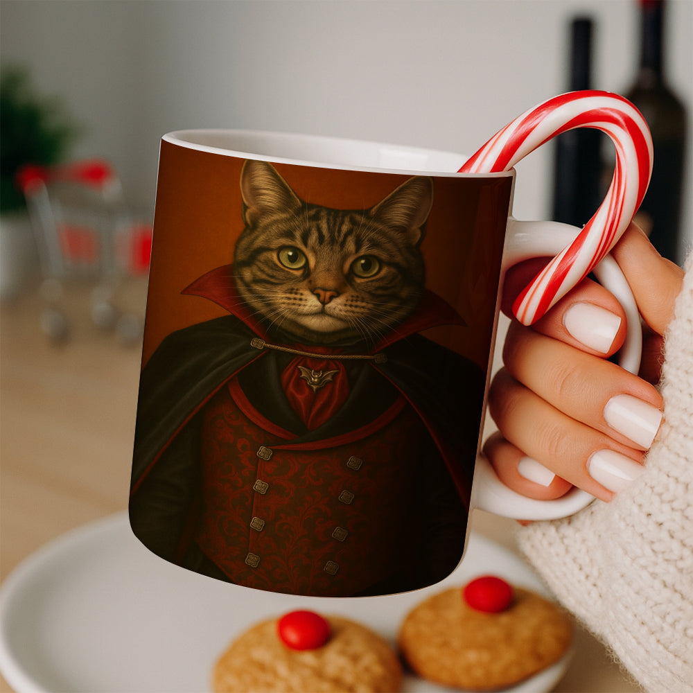 Custom Photo Vampire Cat MugGift For Cat Lovers