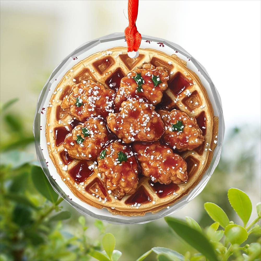 Chicken and Waffles Close up Design 3