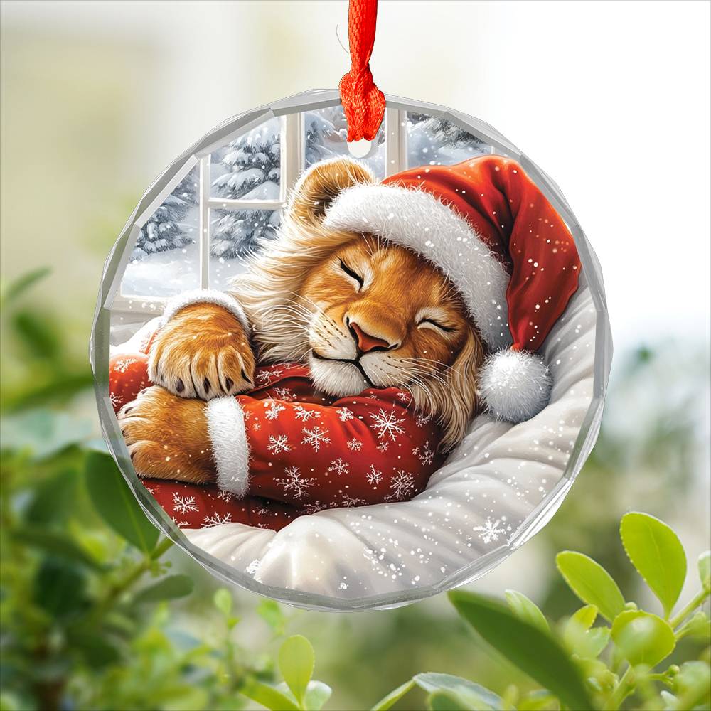 Lion Sleeping In Bed Design 2