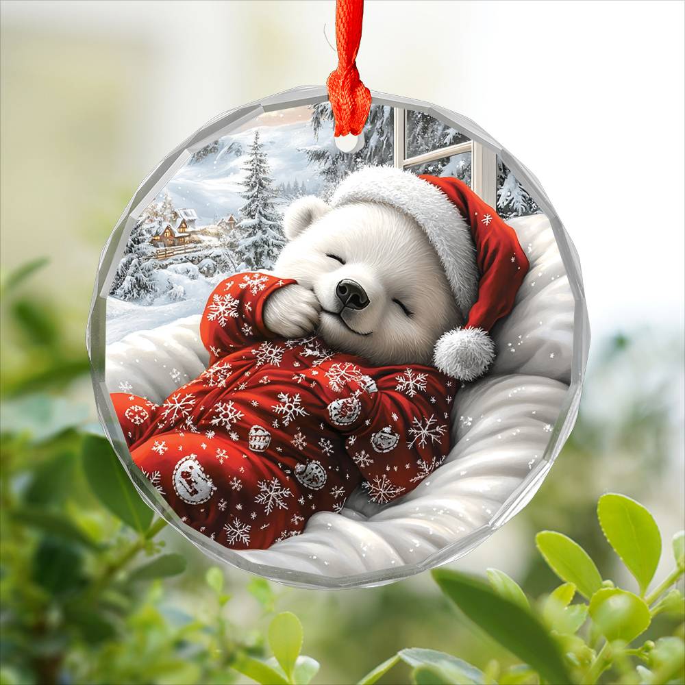 Polar Bear Sleeping In Bed Design 1