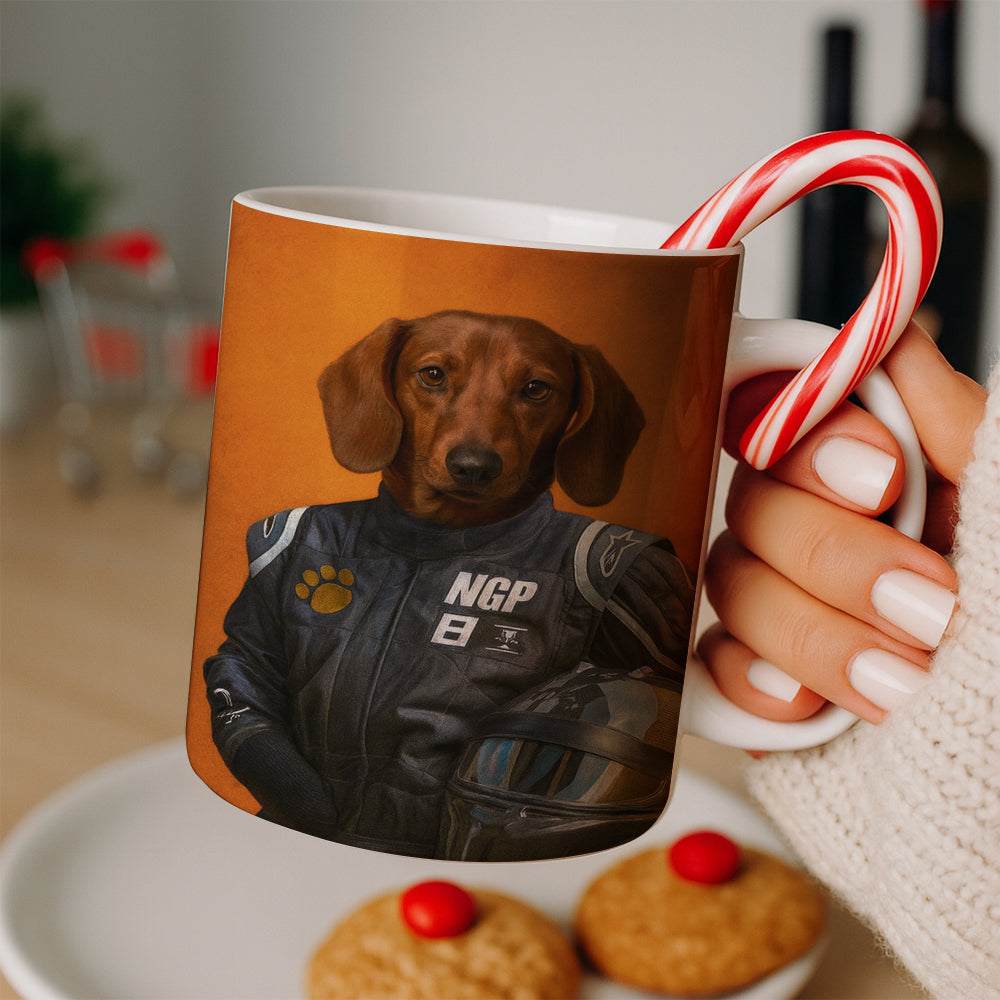 Custom Photo Dog Racer Mug Gift For Dog Lovers