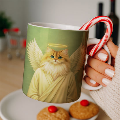 Custom Photo Angel Cat  MugMemorial Gift For Cat Lover