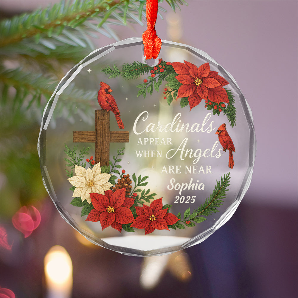 Custom Memorial Cardinal For Family, Dad, Mom