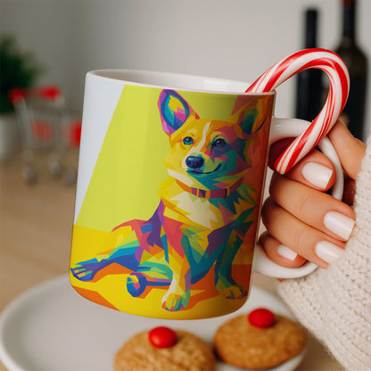 Custom Photo Pop Art Mug Gift For Dog Lovers