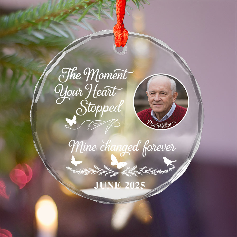 Custom Photo The Moment Your Heart Stopped Memorial Calendar