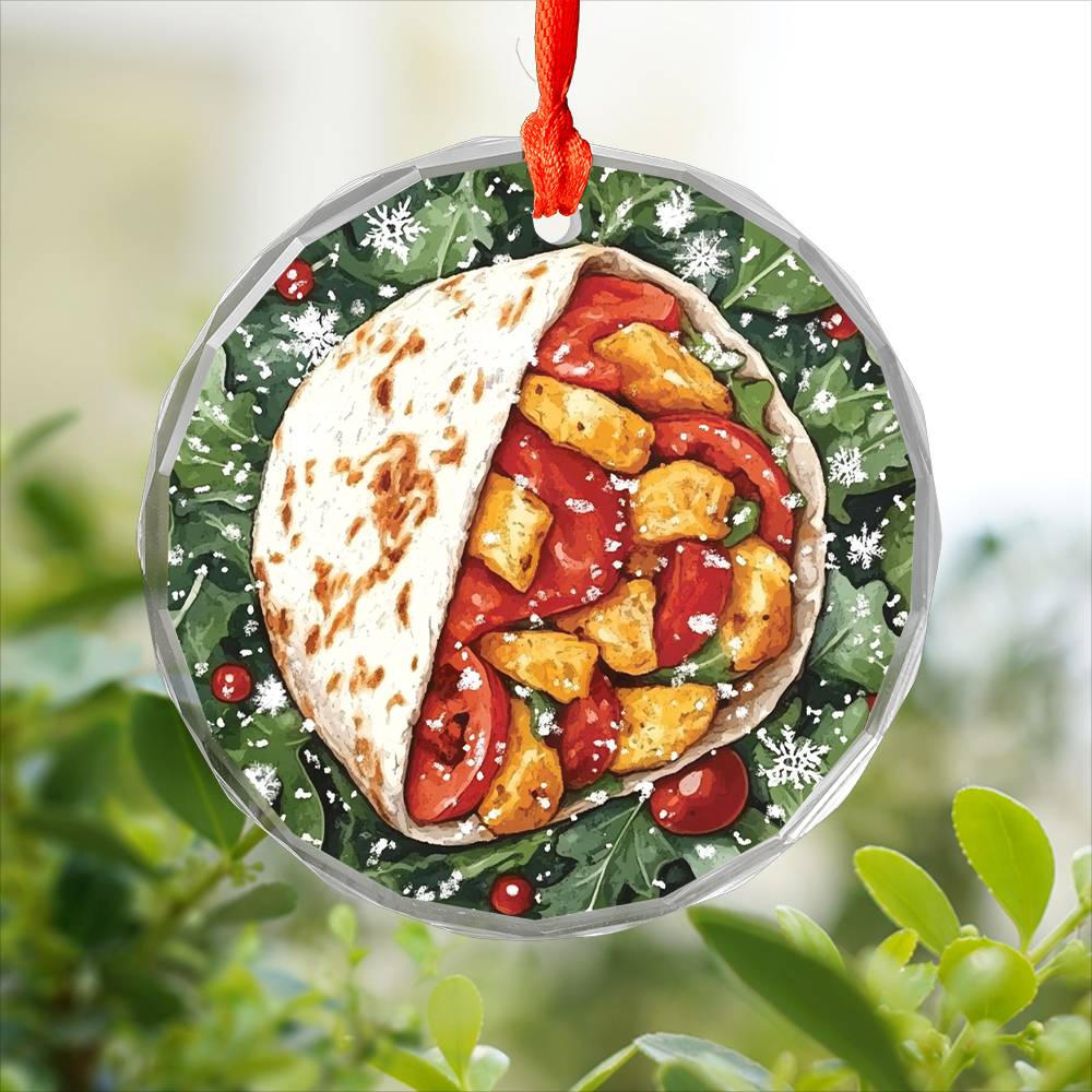 Chicken Caesar Wrap Close up Design 1