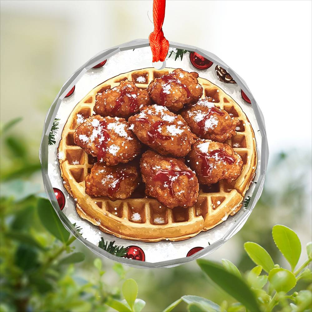 Chicken and Waffles Close up Design 1