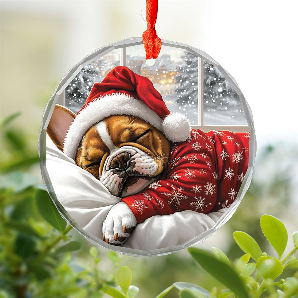 French Bulldog Sleeping In Bed Design 3