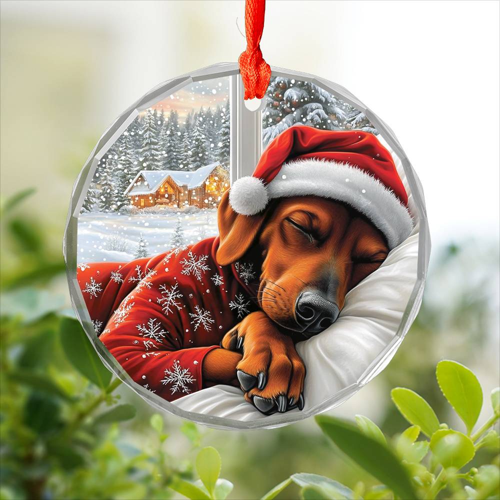 Doberman Pinscher Dog Sleeping In Bed Design 2