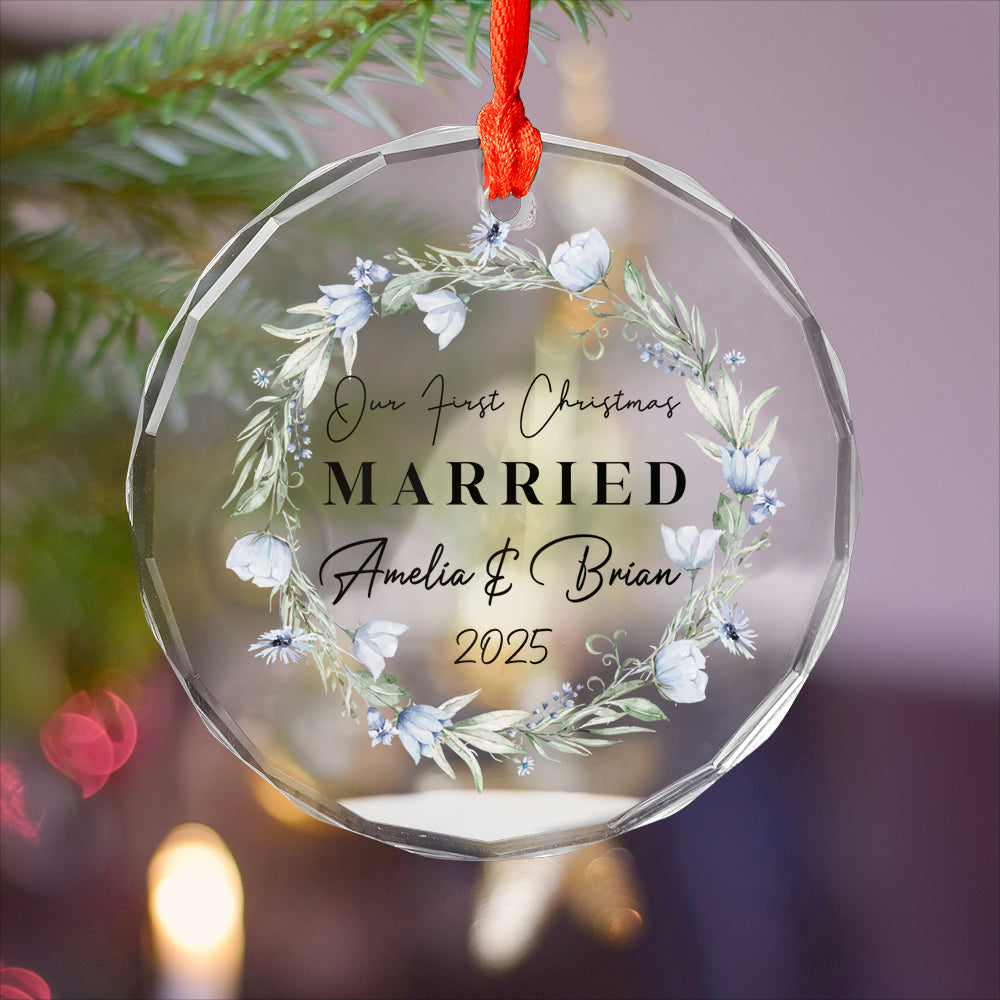 Custom Couple First Christmas Together