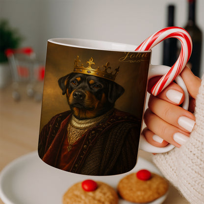 Custom Photo Crown King Dog Mug Gift For Dog Lovers