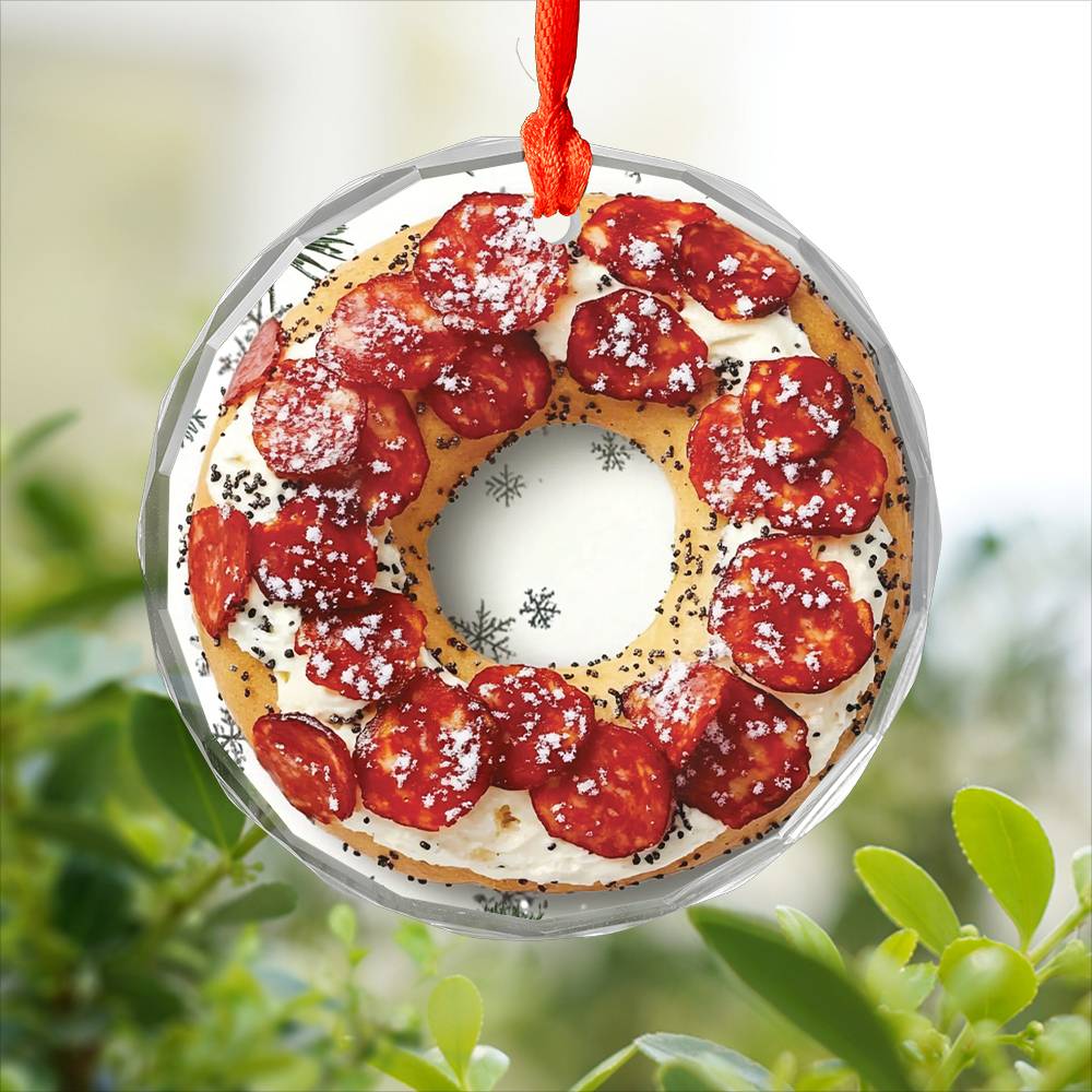 Bagel with Cream Cheese and Lox Close up Design 1