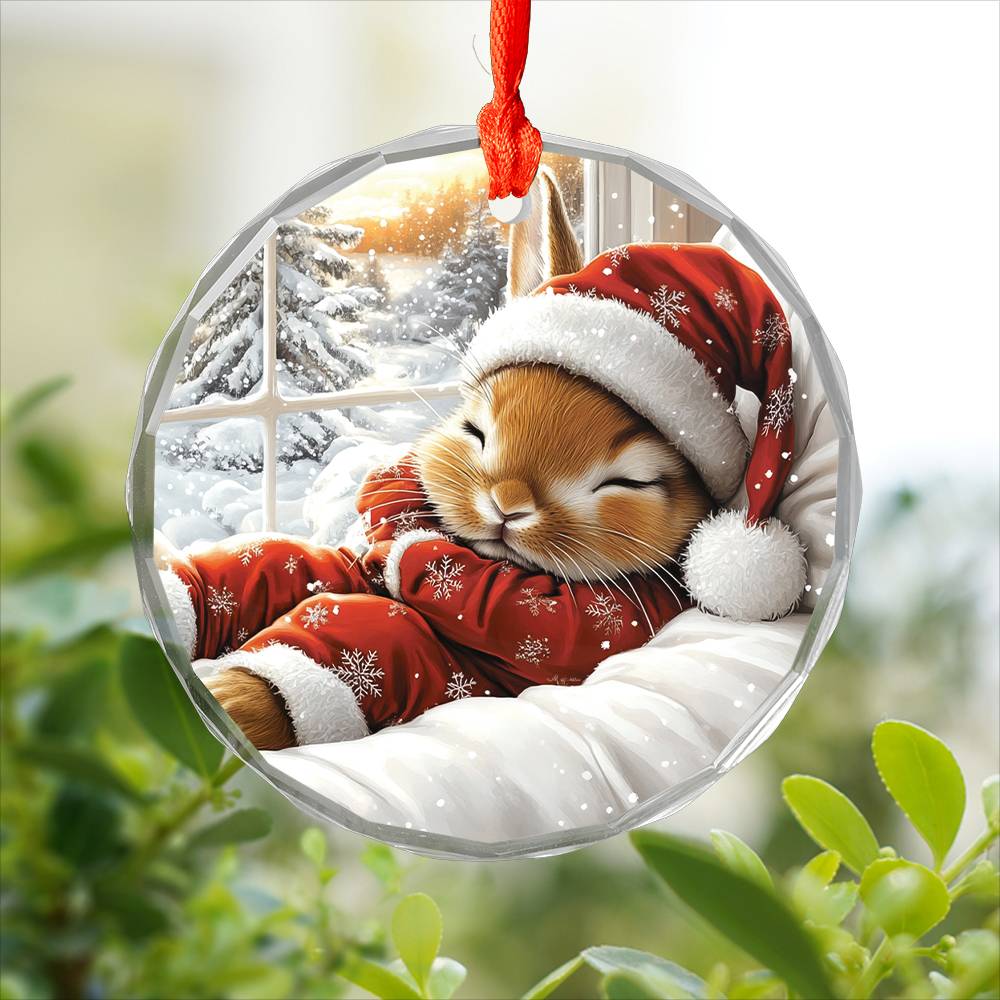 Rabbit Sleeping In Bed Design 3