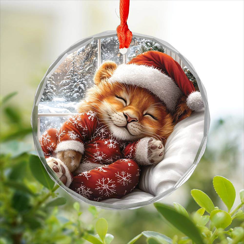 Lion Sleeping In Bed Design 1