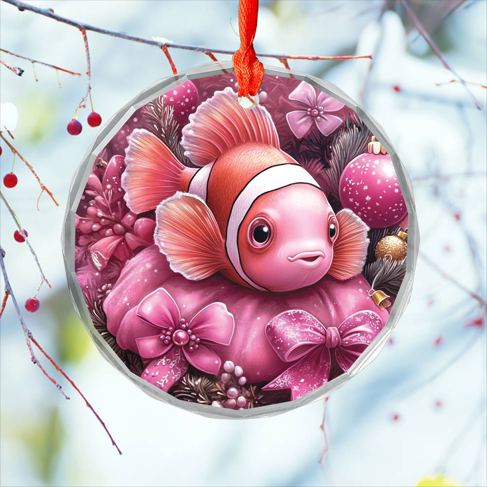 Clown Fish Pink Christmas Design
