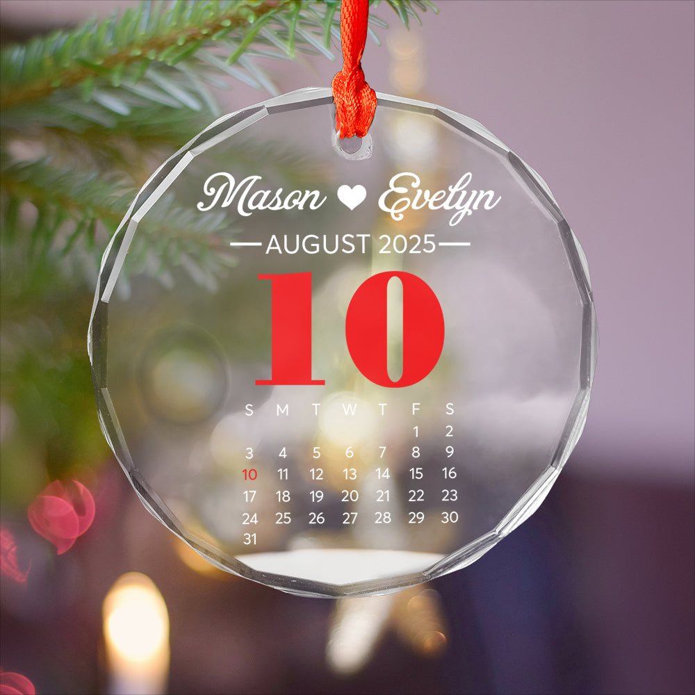 Our First Xmas Married ornament2