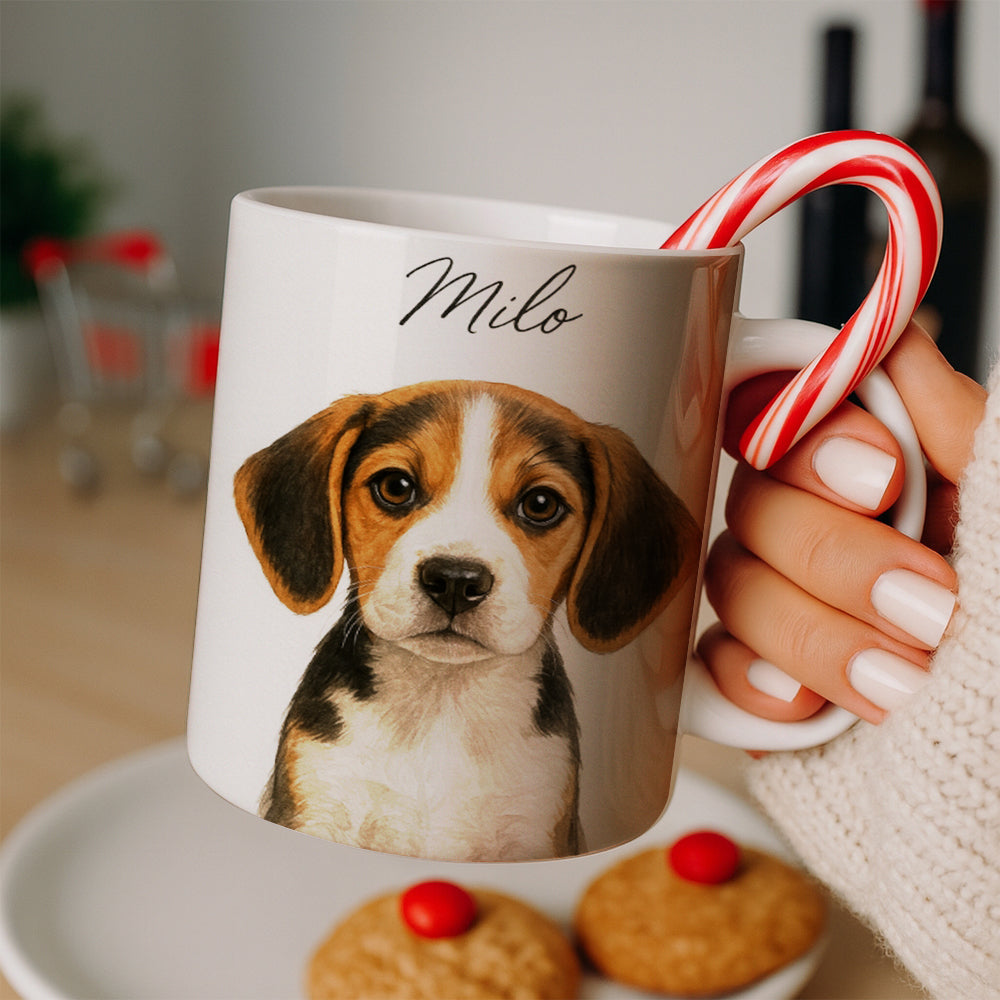 Custom Dog Portraint And With Name