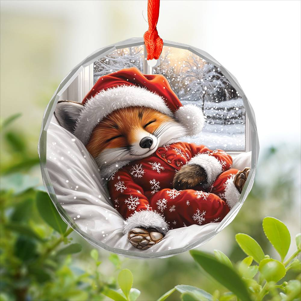 Fox Sleeping In Bed Design 1