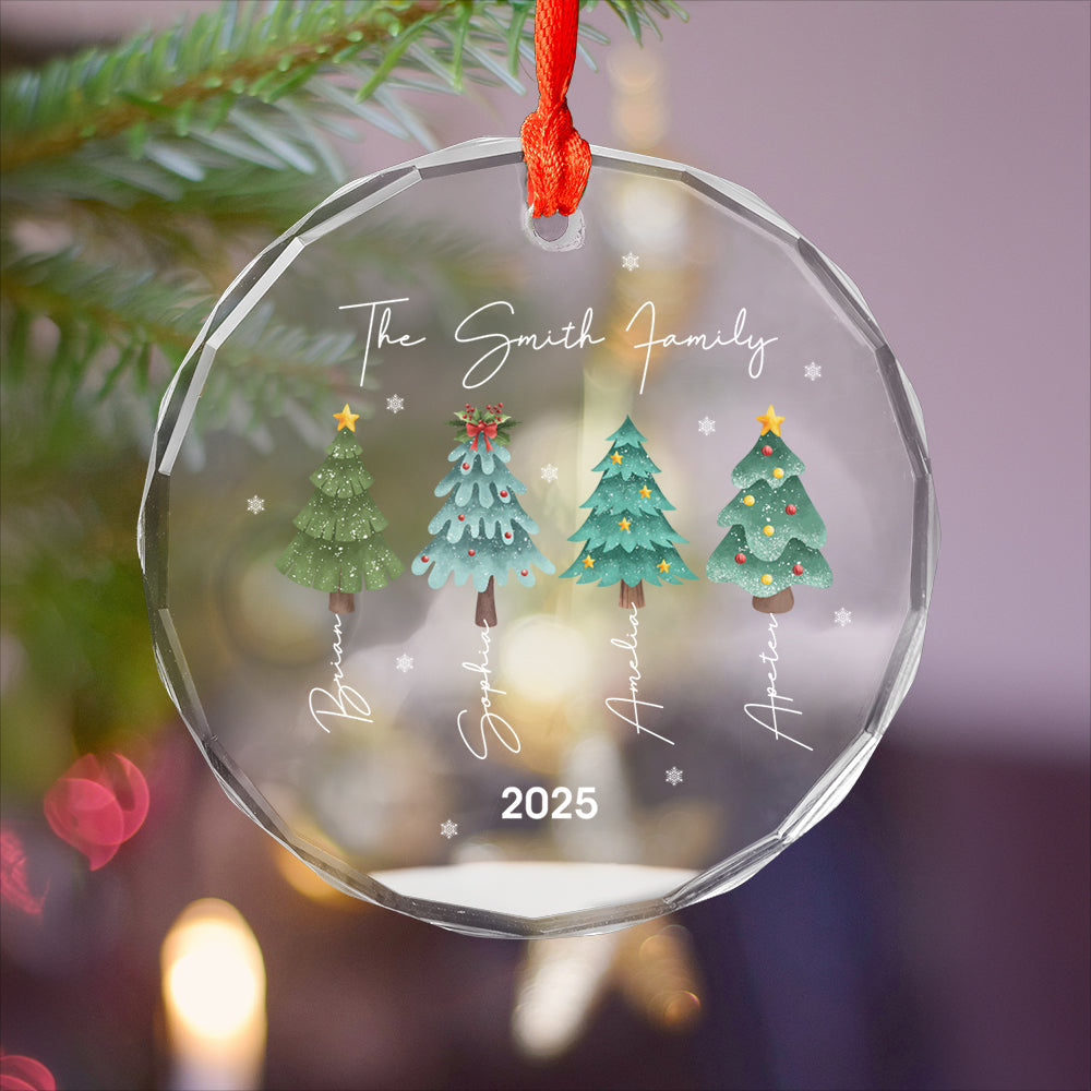 Custom Name Family Xmas Tree