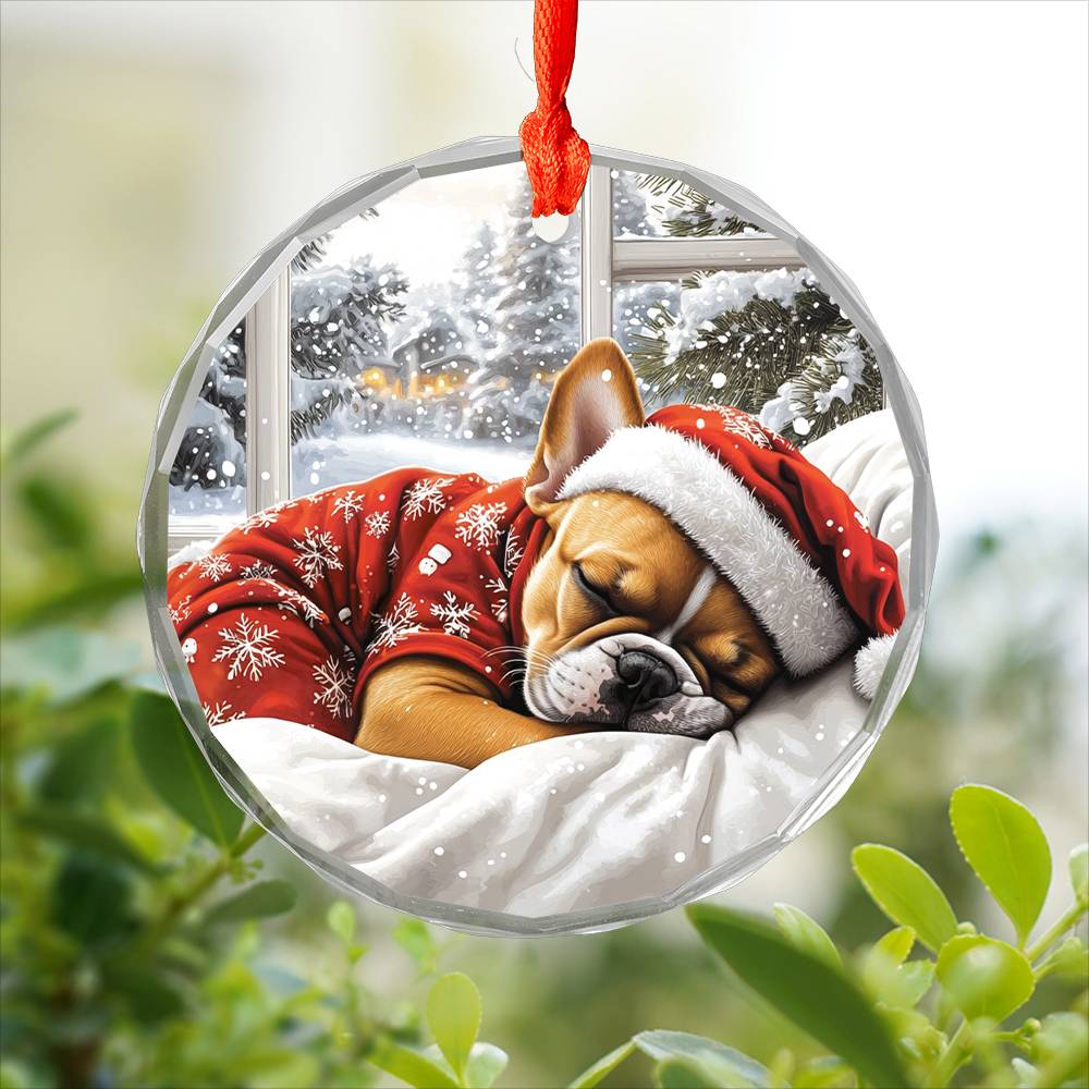 French Bulldog Sleeping In Bed Design 2