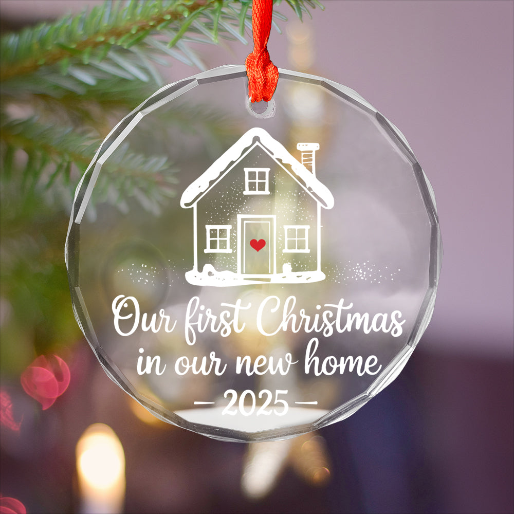 First Christmas in New Home 2025 Ornament