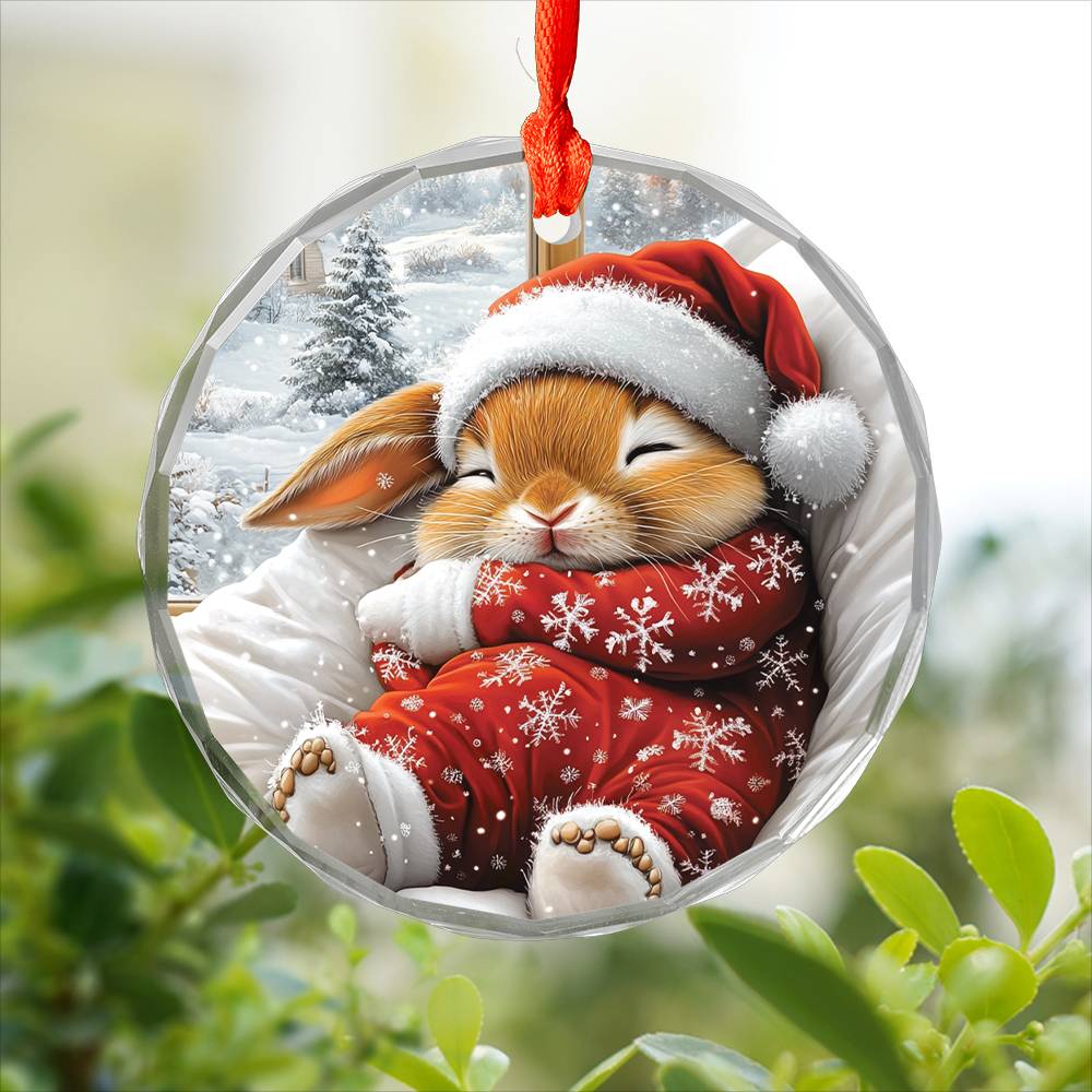 Rabbit Sleeping In Bed Design 2
