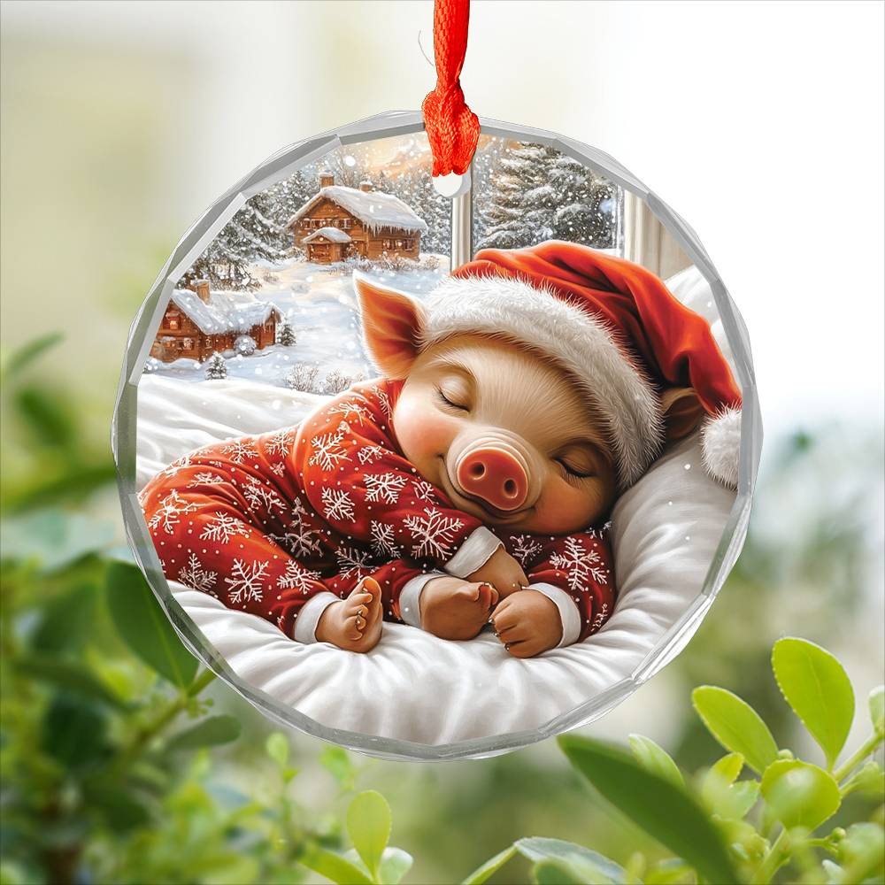 Pig Sleeping In Bed Design 3
