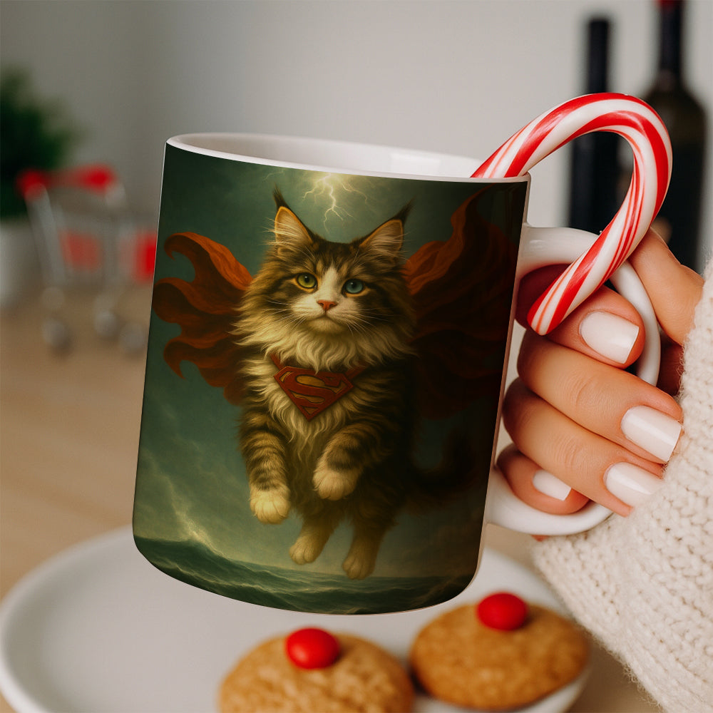 Custom Photo Cat Hero Mug
