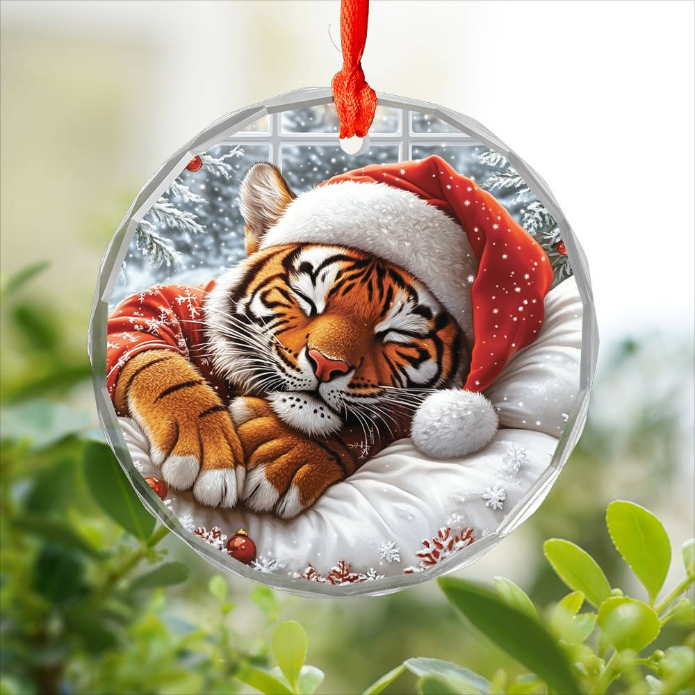 Tiger Sleeping In Bed Design 4