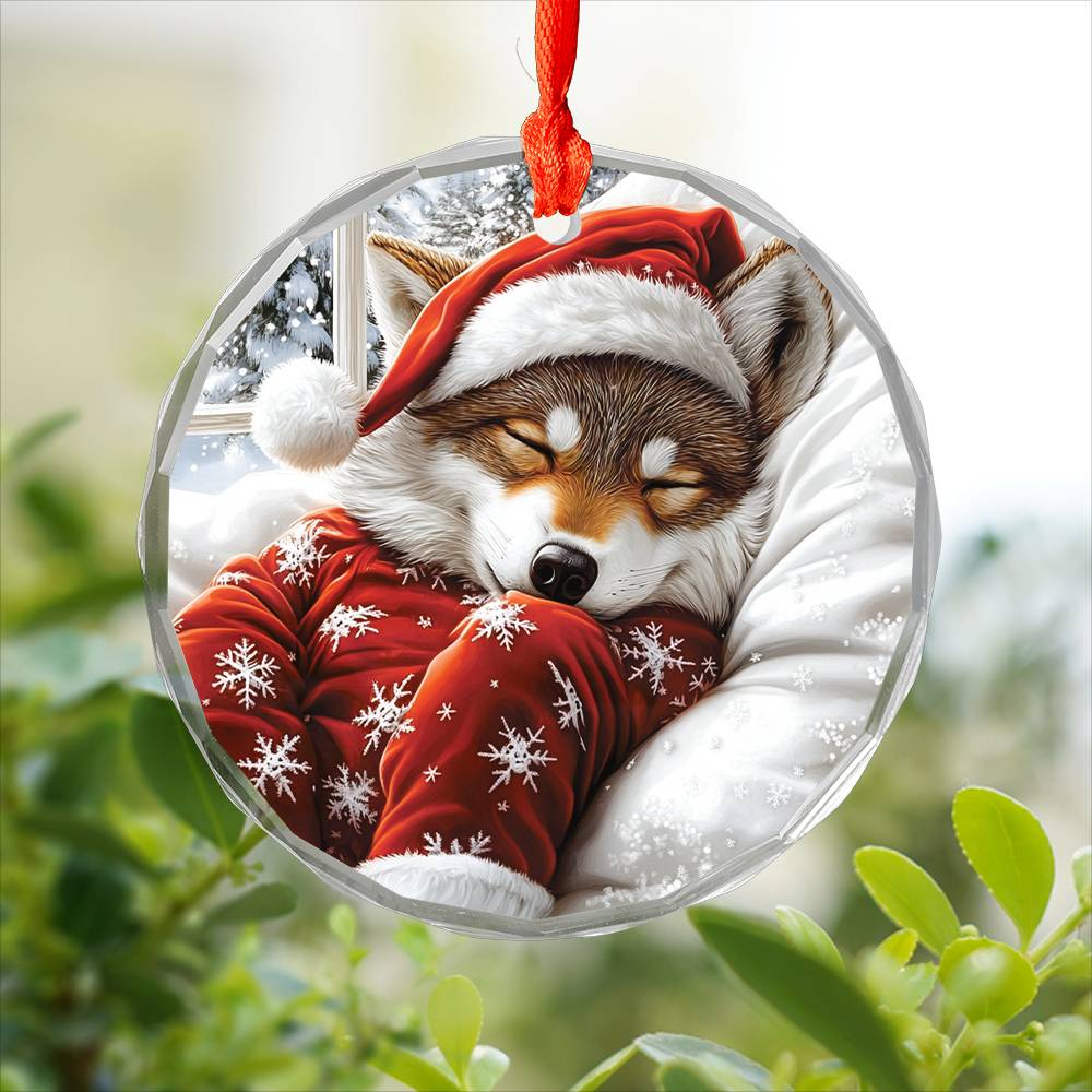 Wolf Sleeping In Bed Design 1