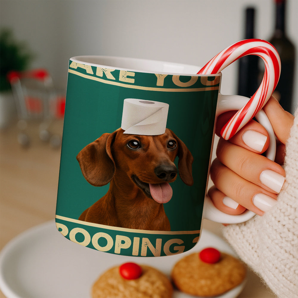 Custom Photo Funny Dog In Bathroom Mug