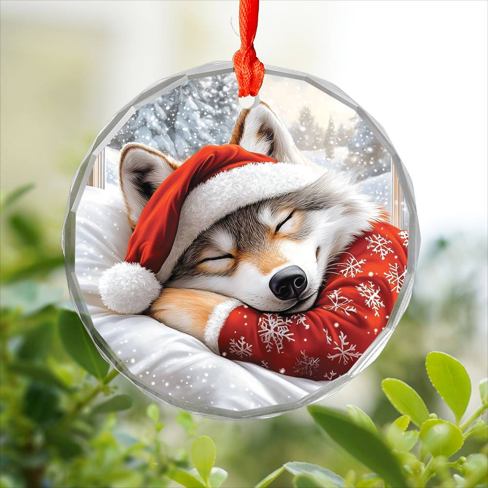 Wolf Sleeping In Bed Design 2