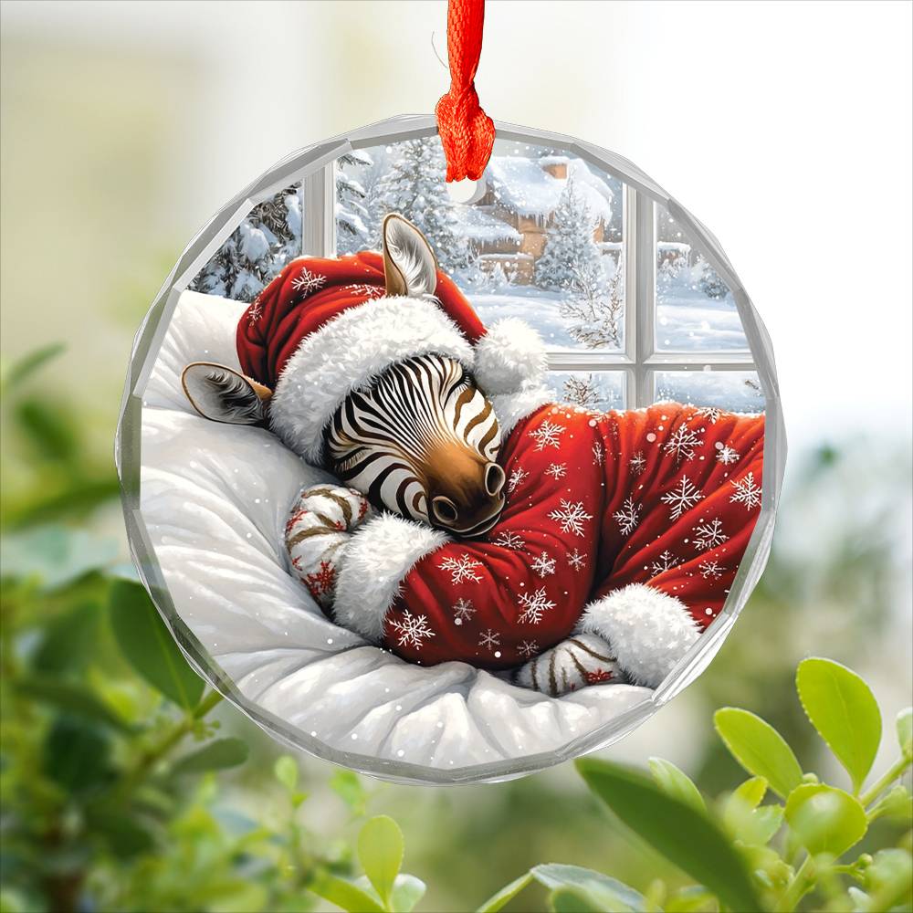 Zebra Sleeping In Bed Design 1