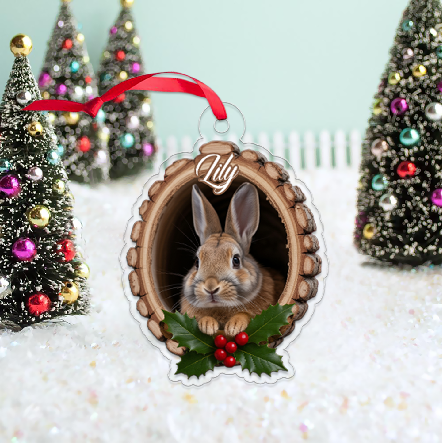 Custom Name Rabbit Animal Lover