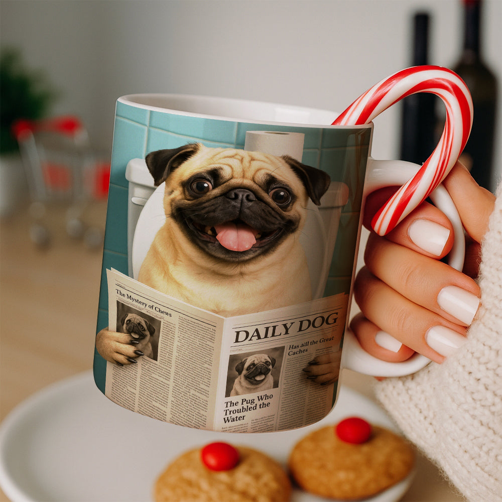 Custom Photo Dog Toilet Bathroom