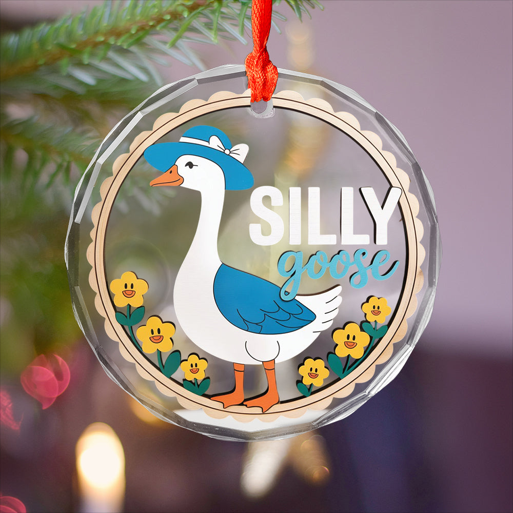 Goose Ornament - custom name
