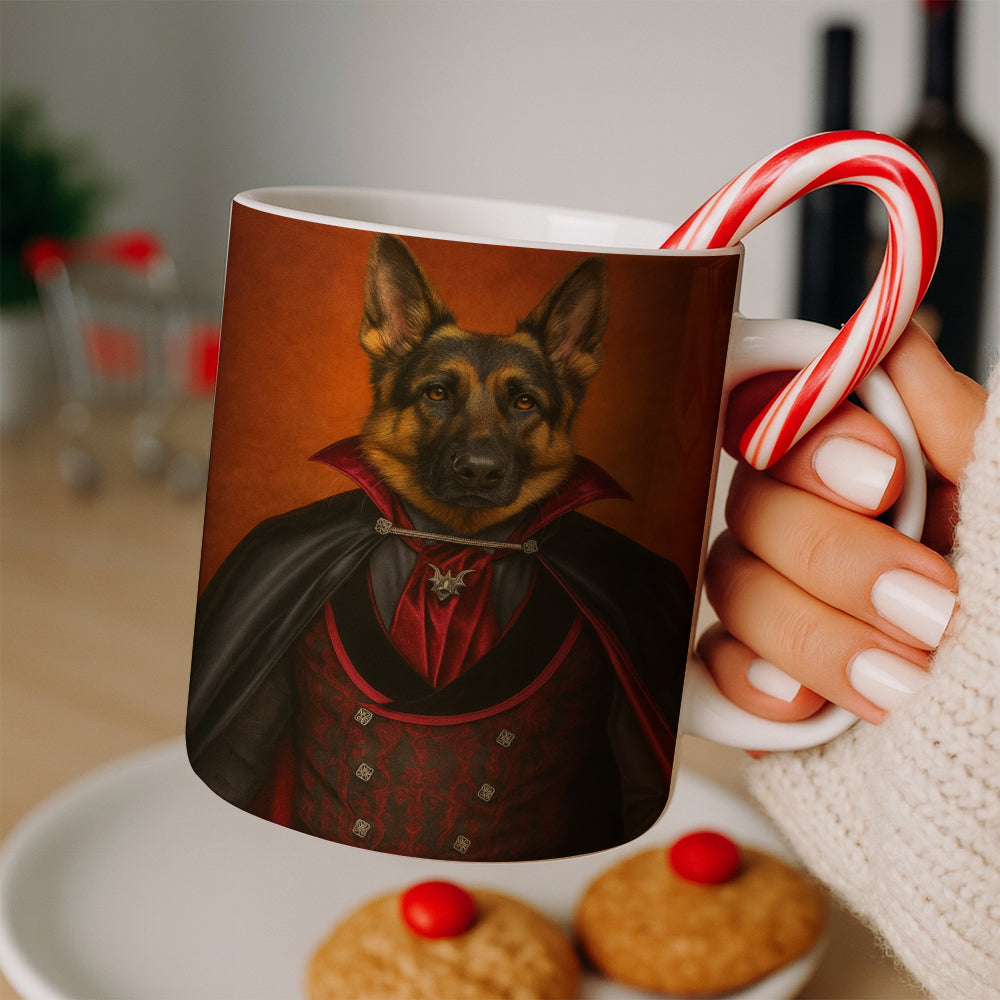 Custom Photo Vampire Dog Mug Gift For Dog Lovers