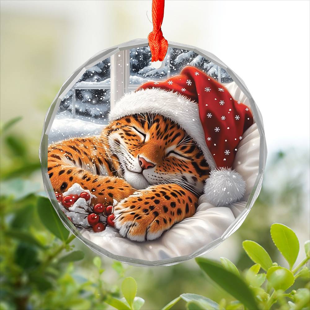 Jaguar Sleeping In Bed Design 4