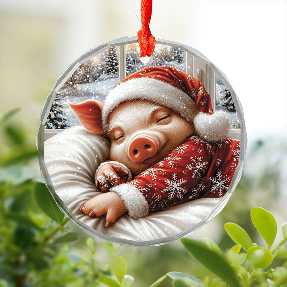 Pig Sleeping In Bed Design 2