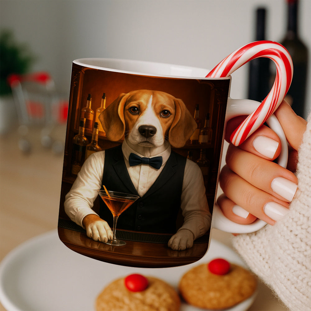Personalized Dog Portrait Bartender