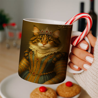 Custom Photo Sapphire Queen Cat Mug Gift For Cat Lovers