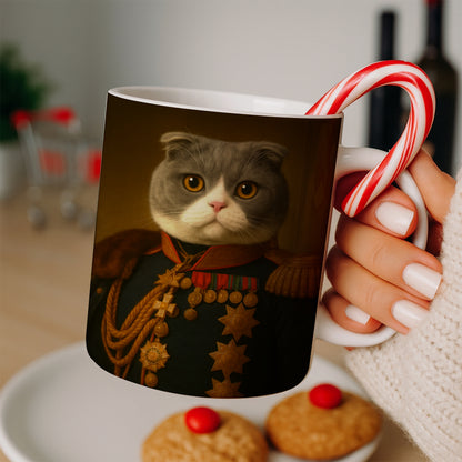 Custom Photo Cat Royal King Mug _ Gift For Cat Lovers