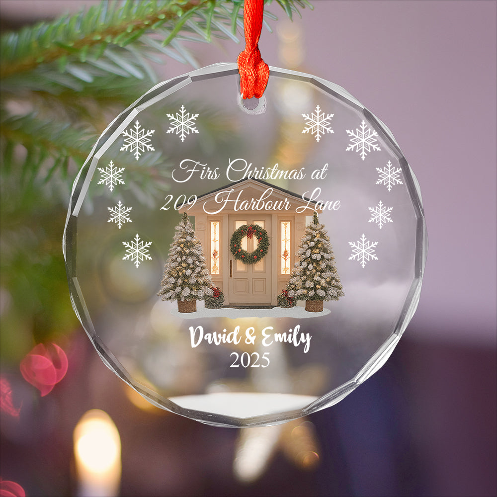 First Christmas in New Home 2025 Ornament2