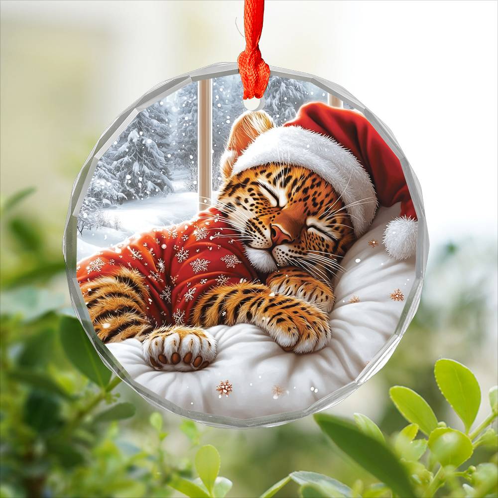 Leopard Sleeping In Bed Design 3