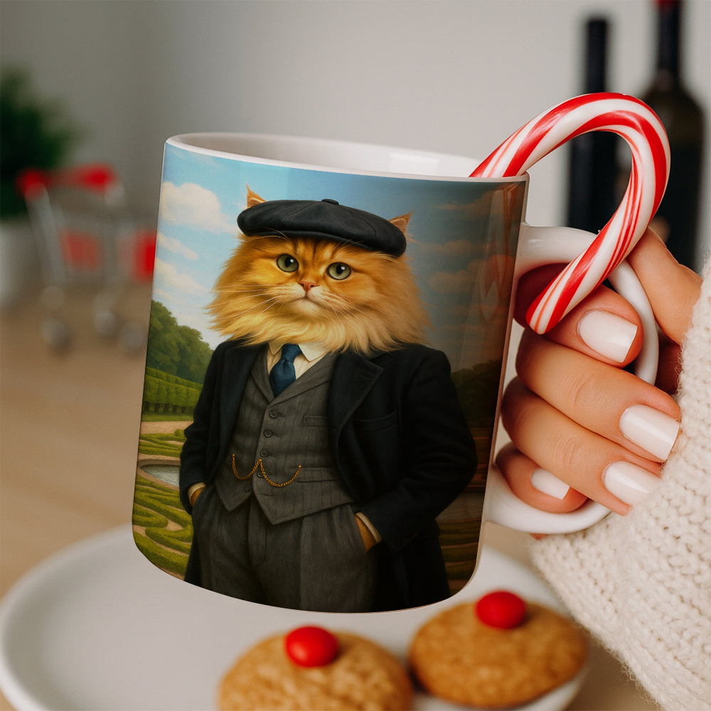 Custom Photo Pawky Blinder Cat Mug