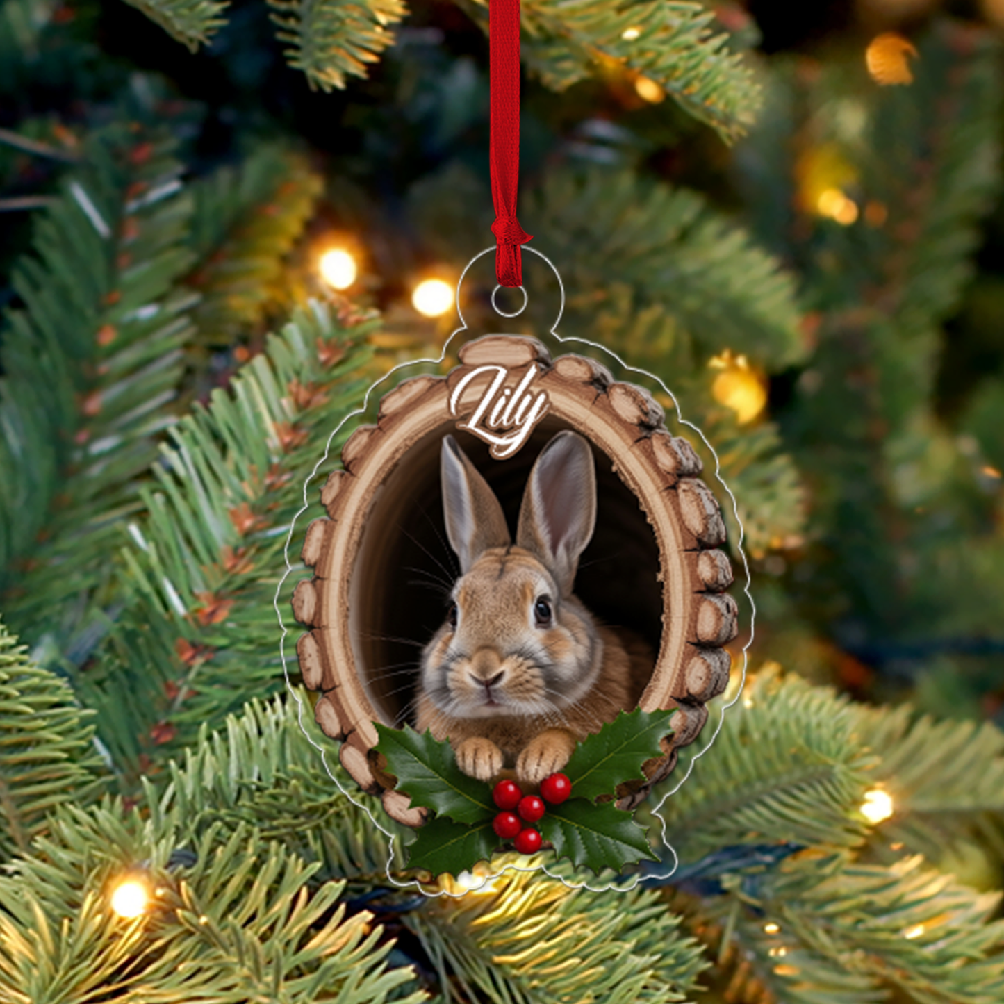 Custom Name Rabbit Animal Lover